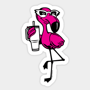 Flamingo Vibes Sticker